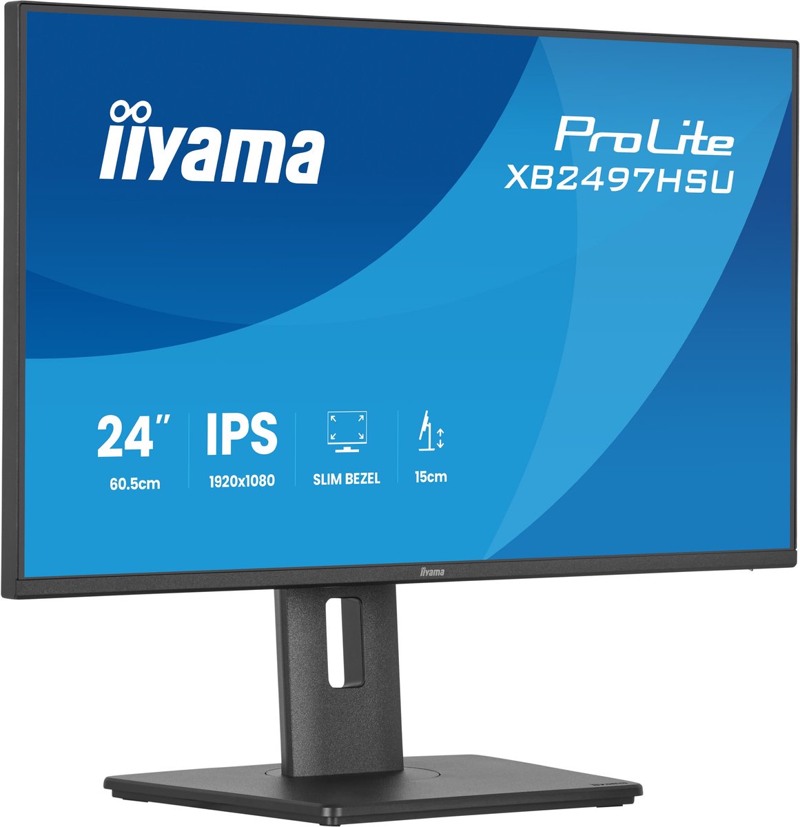 IIyama 24" FHD monitor hoogte verstelbaar